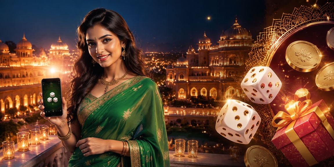 Indian player enjoying casino games on a mobile device